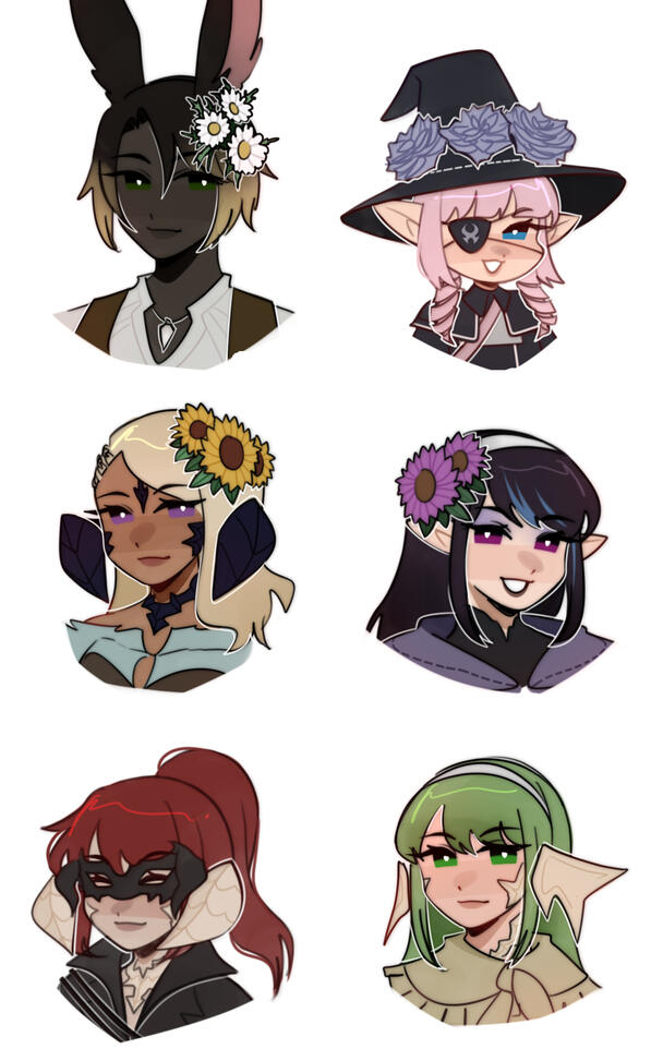 3) Headshot sketch - Style 2